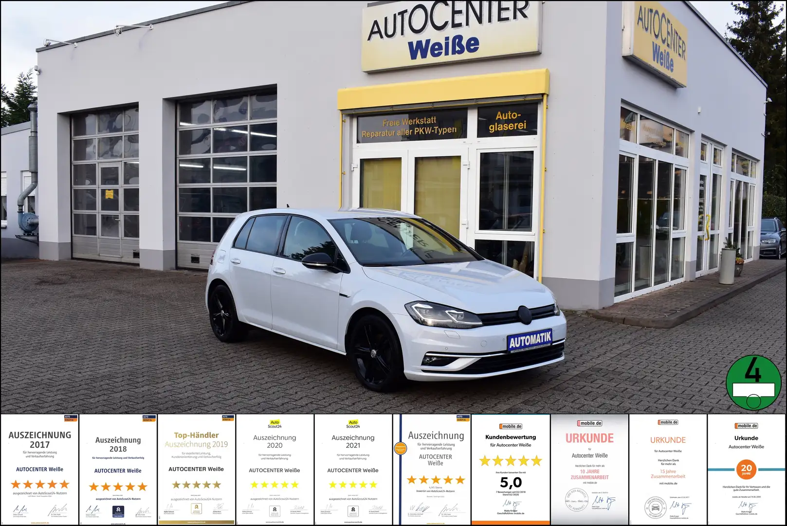 Volkswagen Golf Highline BlueMotion Grau - 1