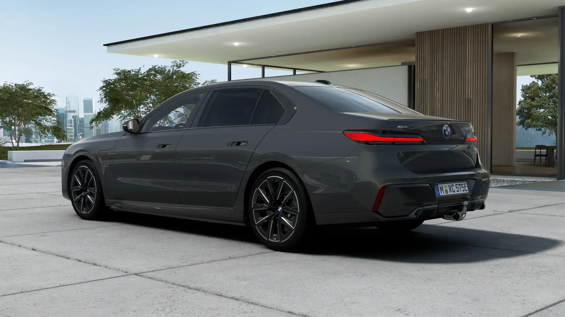 BMW 750 7 Serie 750e xDrive High Executive M Sport Automaa Gris - 2