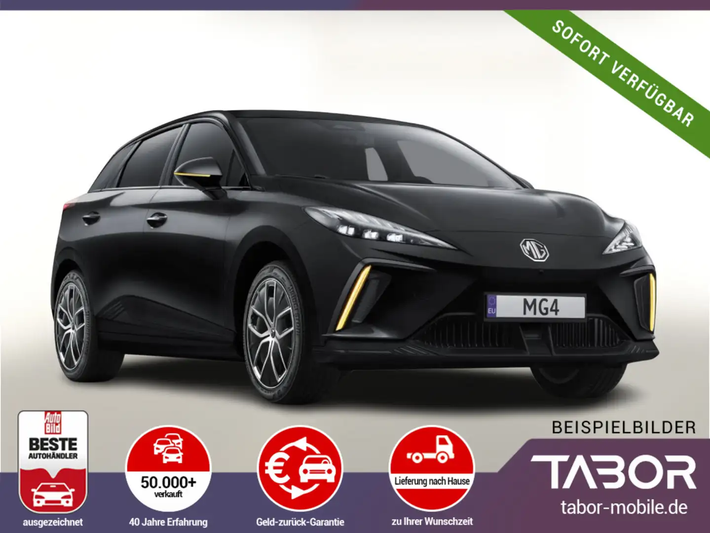 MG MG4 64kWh Luxury LED Nav Kam360° PDC ACC Keyl Černá - 1