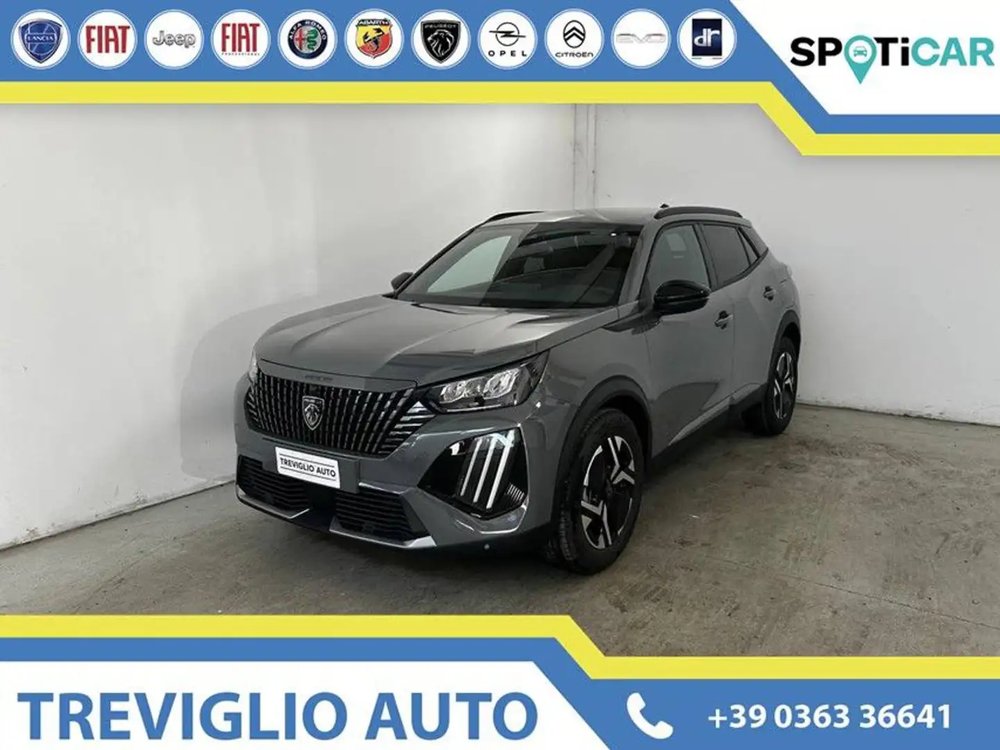 Peugeot 2008 Hybrid 145 e-DCS6 Allure VISION PACK DRIVE ASSIST Grijs - 1