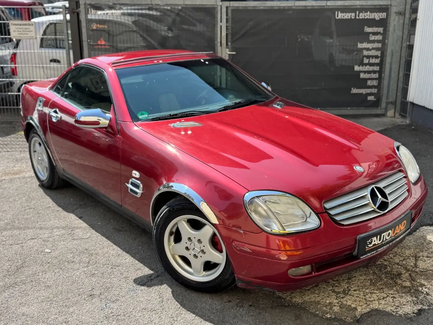Mercedes-Benz SLK 200 KLIMA*SZH*LEDER*SERVO*E-FENSTER Czerwony - 1
