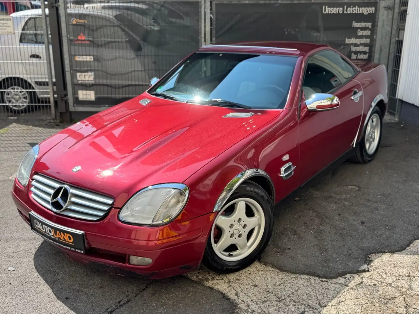 Mercedes-Benz SLK 200 KLIMA*SZH*LEDER*SERVO*E-FENSTER Czerwony - 2