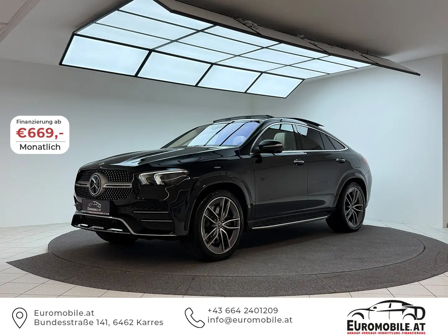 Mercedes-Benz GLE 350 de 4Matic AMG-Line *VOLL*Pano*Burm*22-Zoll*HUD* Schwarz - 1
