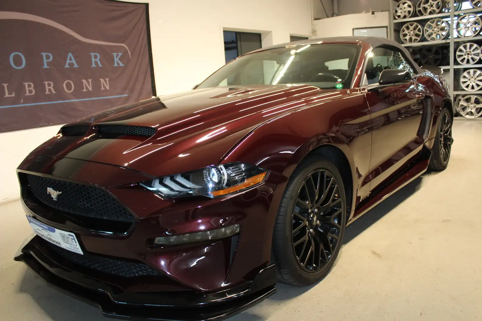 Ford Mustang Basis Convertible*Cabrio*Eco*LED*KAM*ACC.. Rot - 1