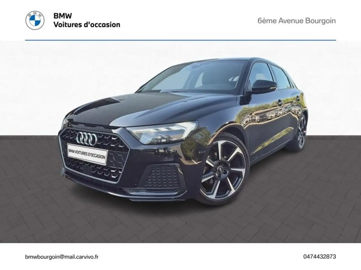 Audi A1 35 TFSI 150ch Design Luxe S tronic 7 8cv Noir - 1