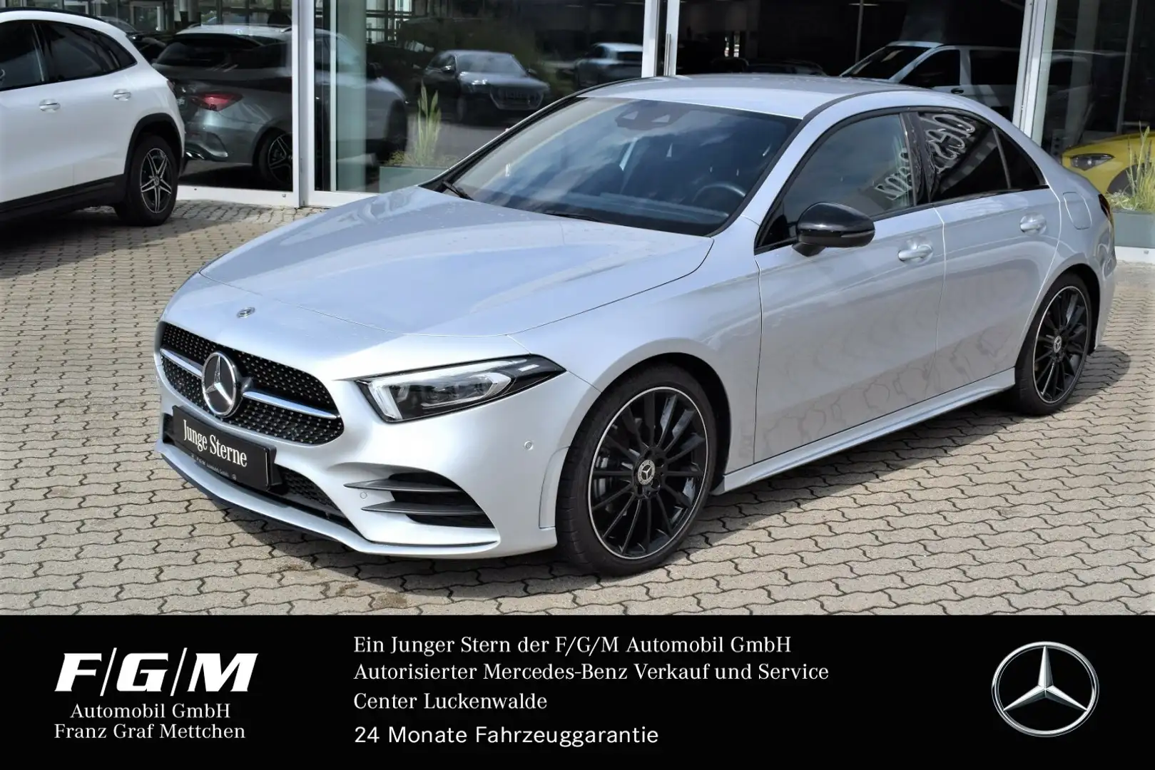 Mercedes-Benz A 180 A 180 d Limo AMG+Night/MBUX/Totwinkel/Soundsyste Zilver - 1