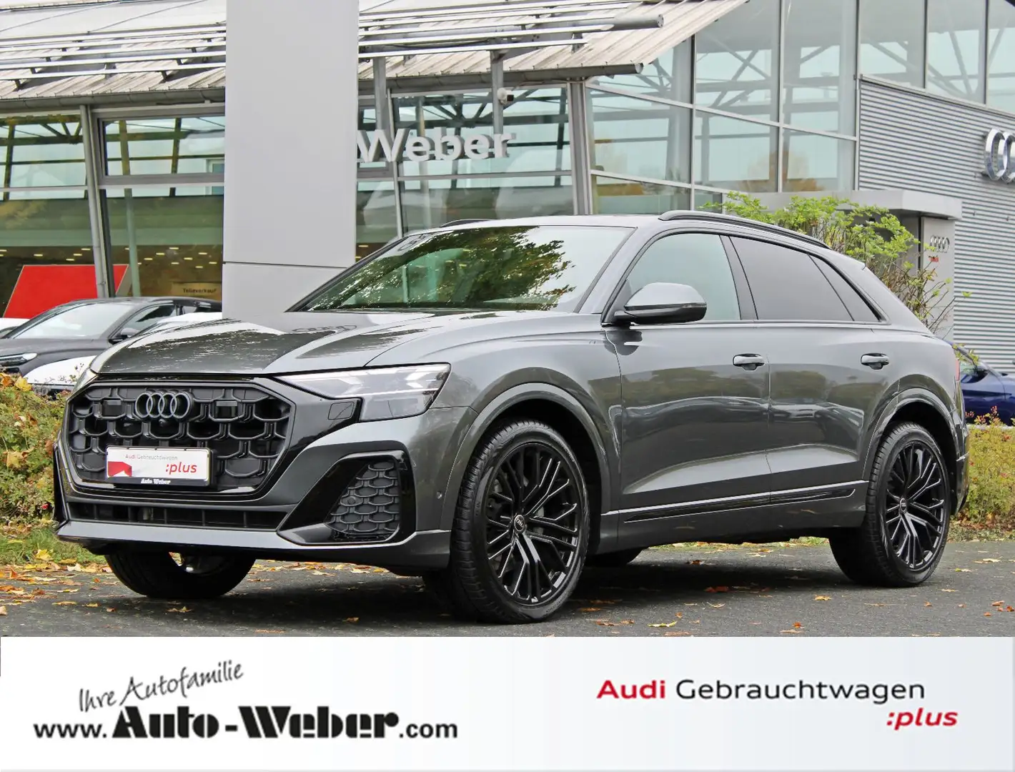 Audi Q8 50 TDI qu.3xS LINE S-SITZE PANO AHK B&O 22" Grau - 1
