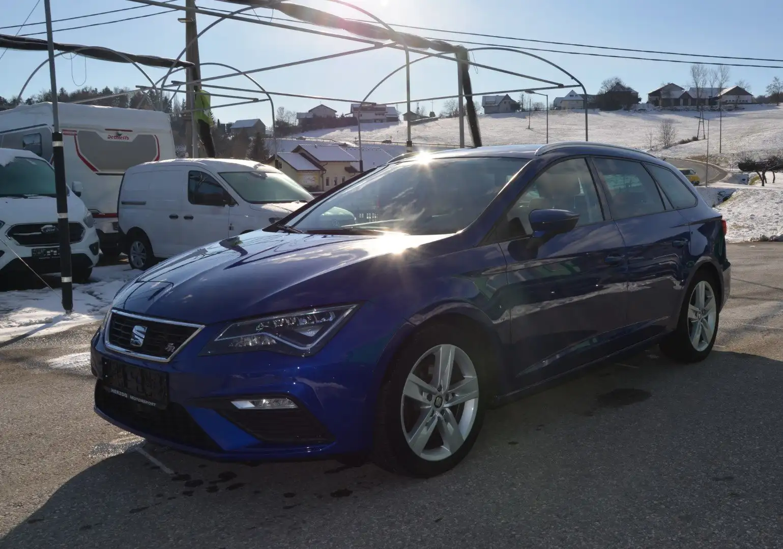 SEAT Leon Leon ST FR 2,0 TDI DSG LED T-LEDER S-SYSTEM 1.BES Blau - 2