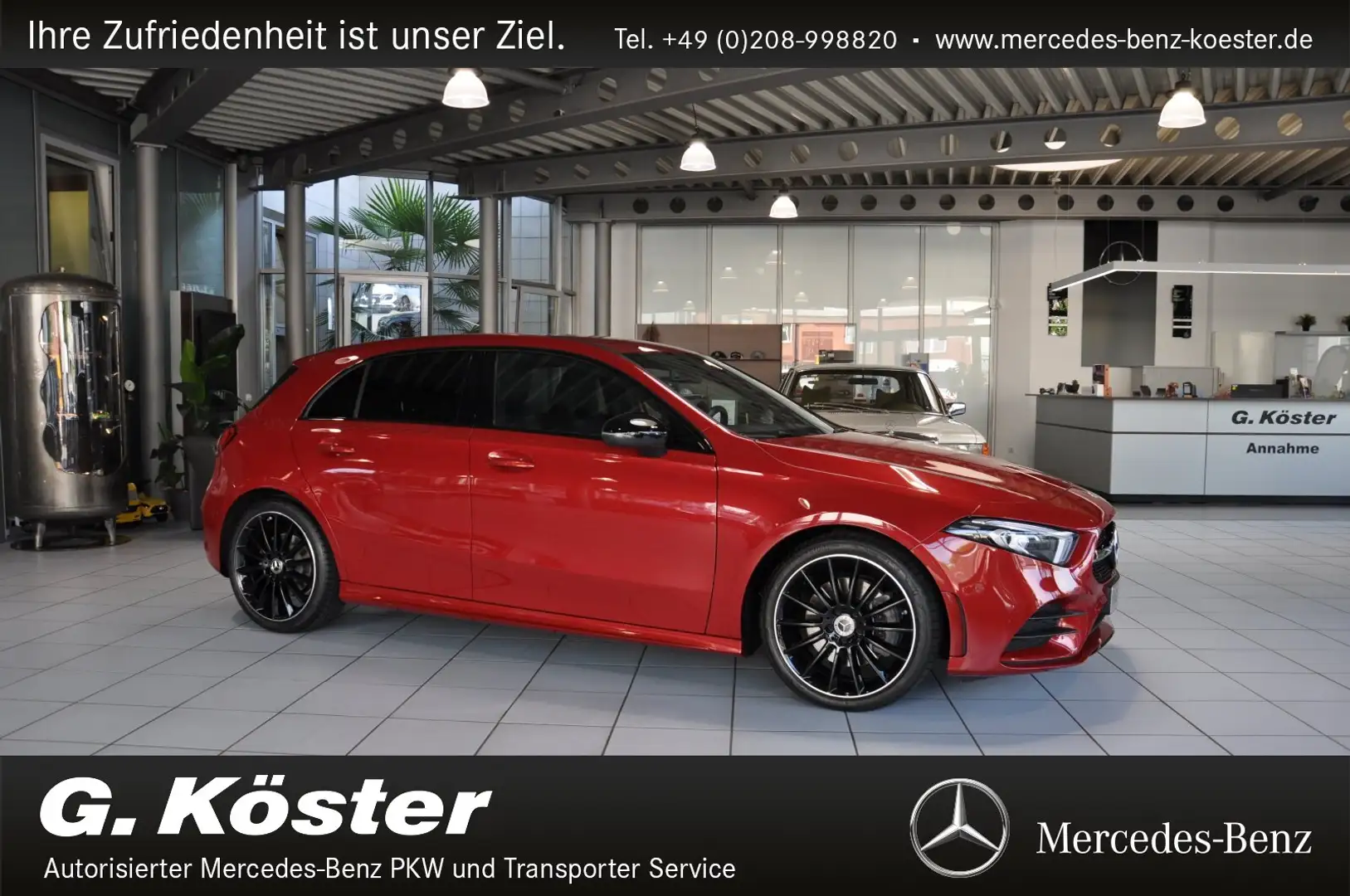 Mercedes-Benz A 250 A 250 AMG Line 4Matic(EURO 6d) Navi/Autom./Klima Rot - 1