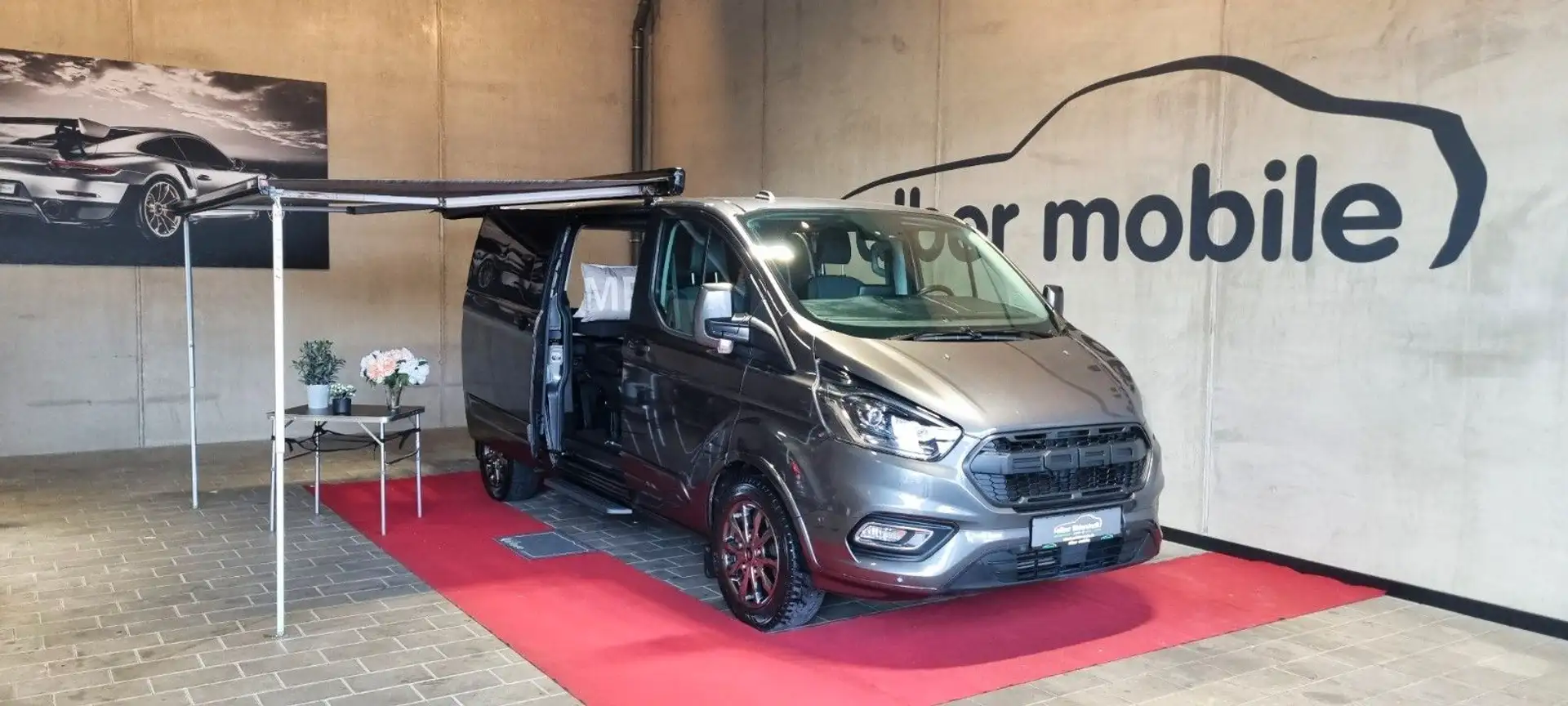 Ford Transit Tourneo Custom 320 L2 Titan X Sthz. Tot ACC Grau - 1