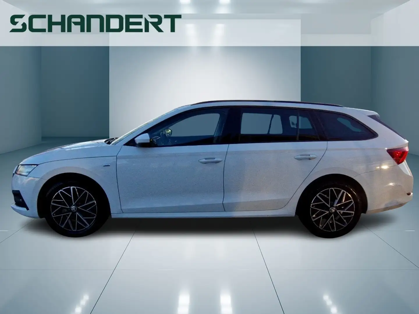 Skoda Octavia Combi 2.0 TDI Clever DSG LED Navi Klimaautomatik Weiß - 2