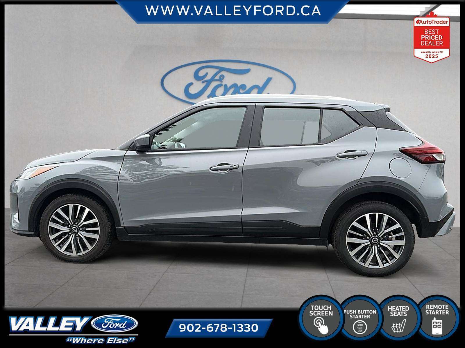 Gray 2025 Nissan Kicks SUV / Crossover Front-Wheel Drive Automatic
