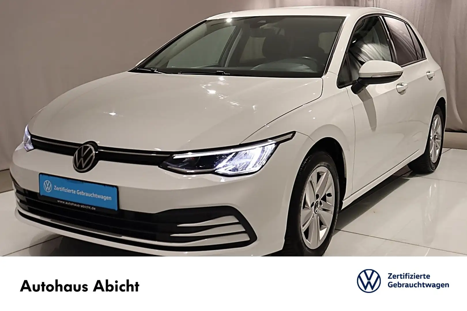 Volkswagen Golf 1.5 TSI Life ACC NAVI SHZ BT PDC LED Klima Navi Weiß - 1