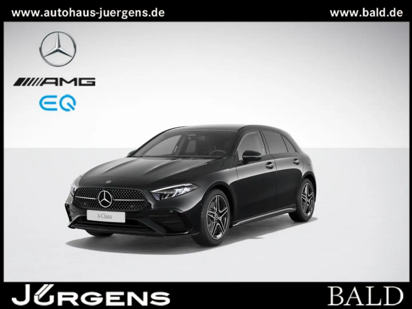 Mercedes-Benz A 220 d AMG-Sport/LED/Cam/AHK/Night/Totw/Winter Schwarz - 1