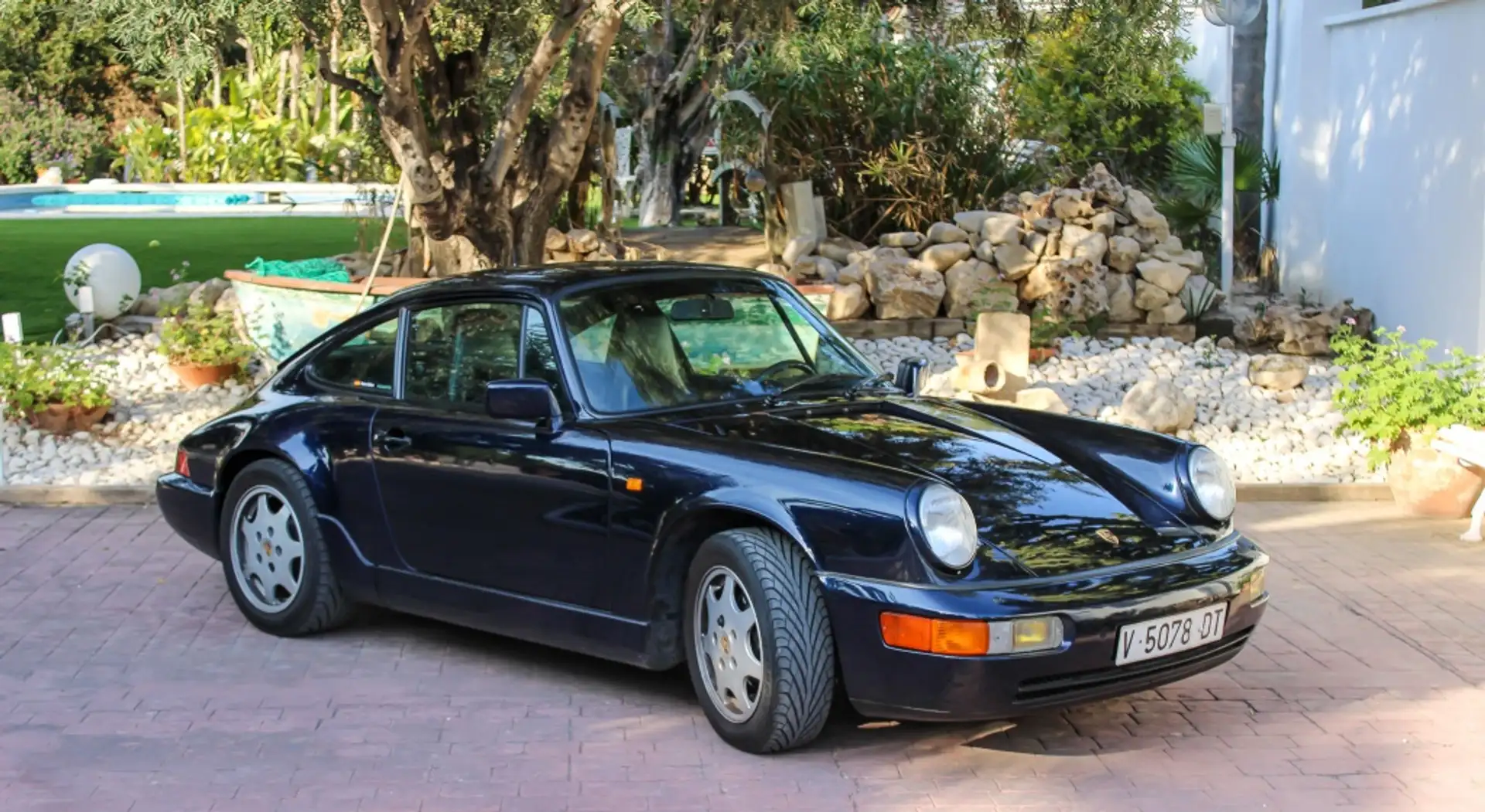 Porsche 964 3.6 Carrera 4 Coupé Blauw - 1