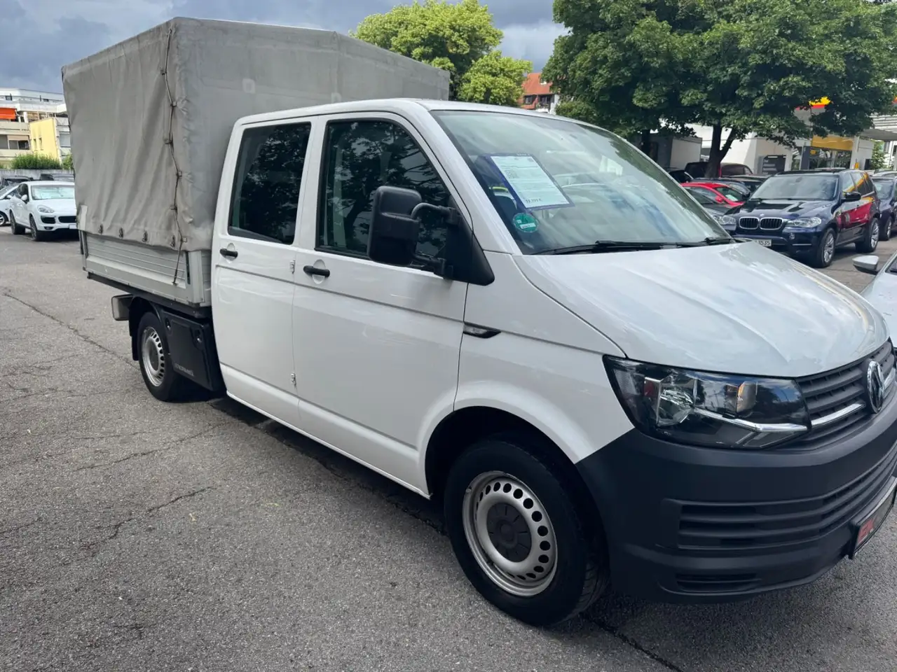 2017 Volkswagen T6 Transporter T6Transporter Pritsche Pritsche Doppelkabin lang, photograph 12