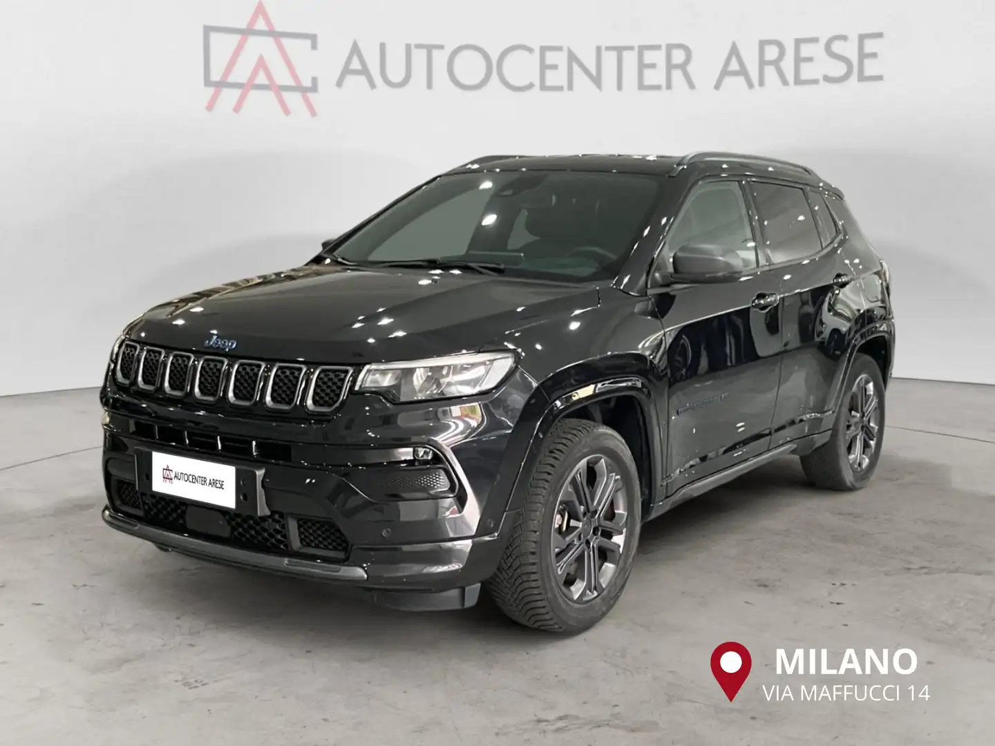 Jeep Compass 1.3 Turbo T4 190 CV PHEV AT6 4xe 80° Anniversario Negro - 1
