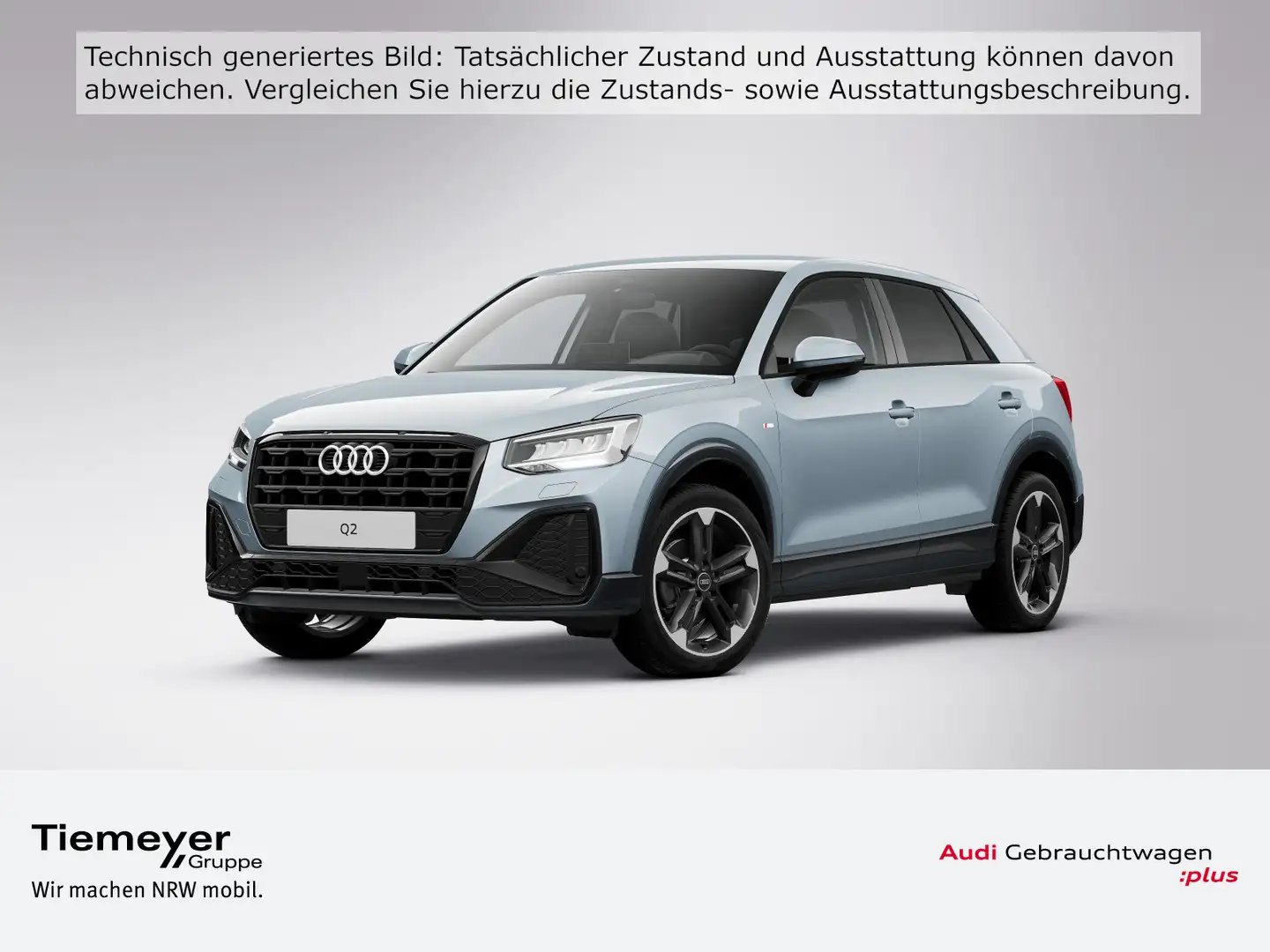 Audi Q2 35 TFSI 2x S LINE LM18 NAPPA AHK NAVI+ Grau - 1