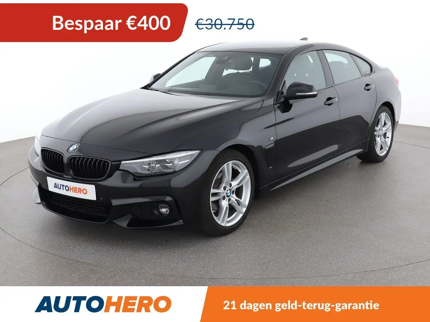 BMW 420 420i Gran Coupe M Sport Zwart - 1
