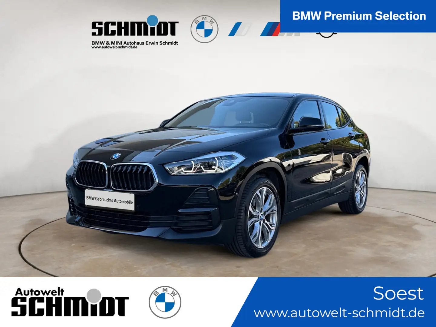 BMW X2 sDrive18i Aut + 2Jahre-BPS.GARANTIE Noir - 1