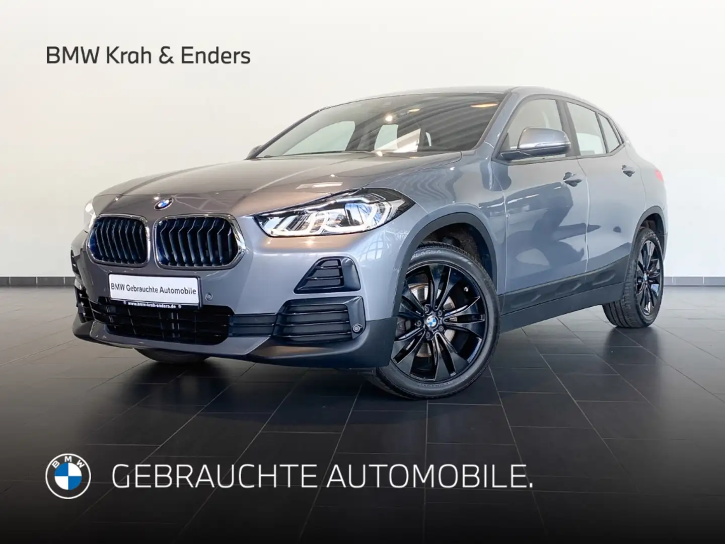 BMW X2 sDrive18d Advantage+LED+Navi+AHK+Parkassistent Grau - 1