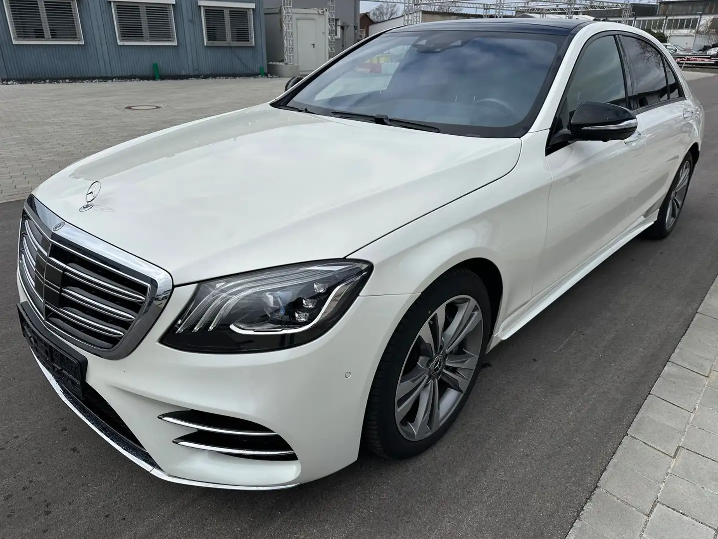 Mercedes-Benz S 400 d 4Matic *AMG-Line*Lang*Pano*Head-Up*MwSt Weiß - 1