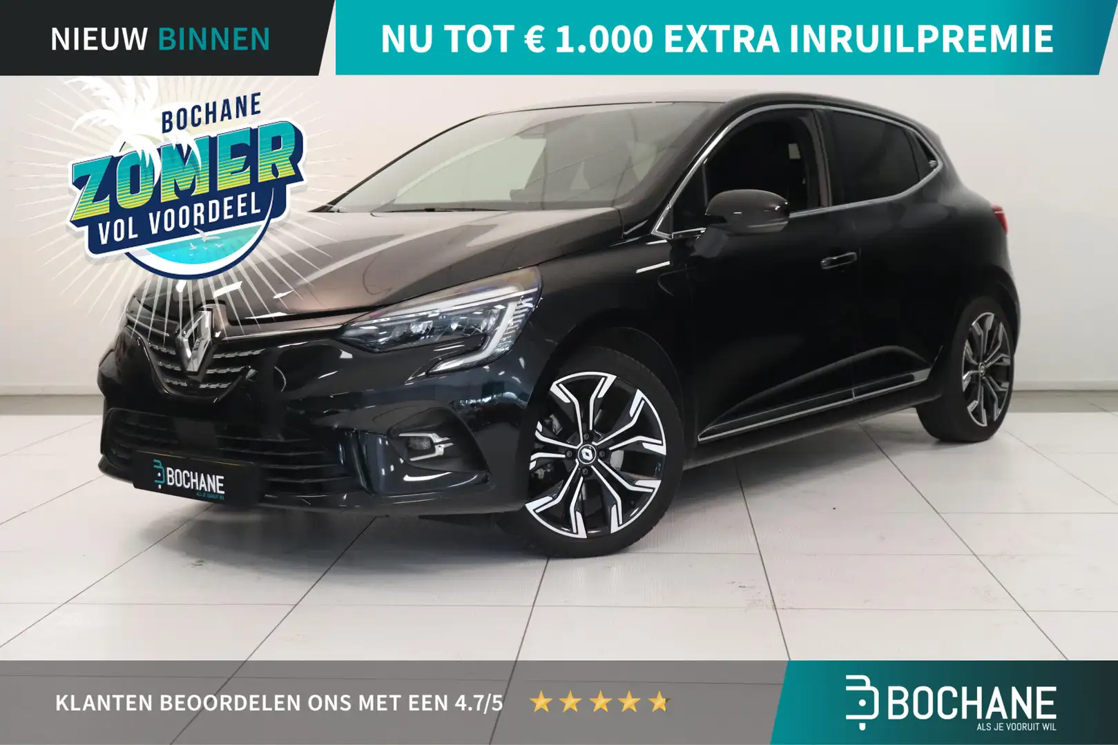 Renault Clio 1.6 E-Tech Hybrid 145 Techno | Camera | 17"Lichtme Zwart - 1