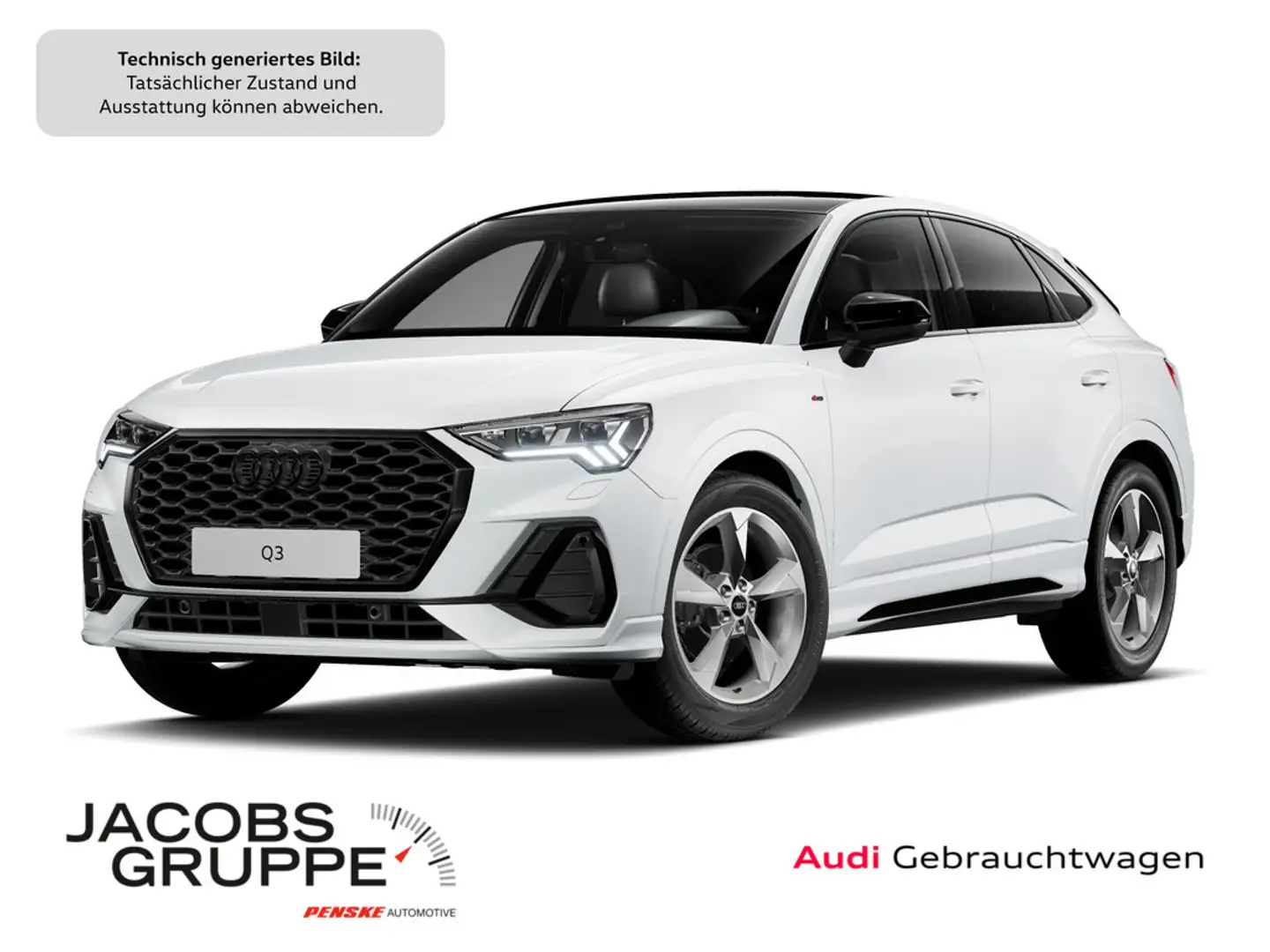 Audi Q3 Sportback 35 TDI S line S tronic,Navi,Matr Weiß - 1