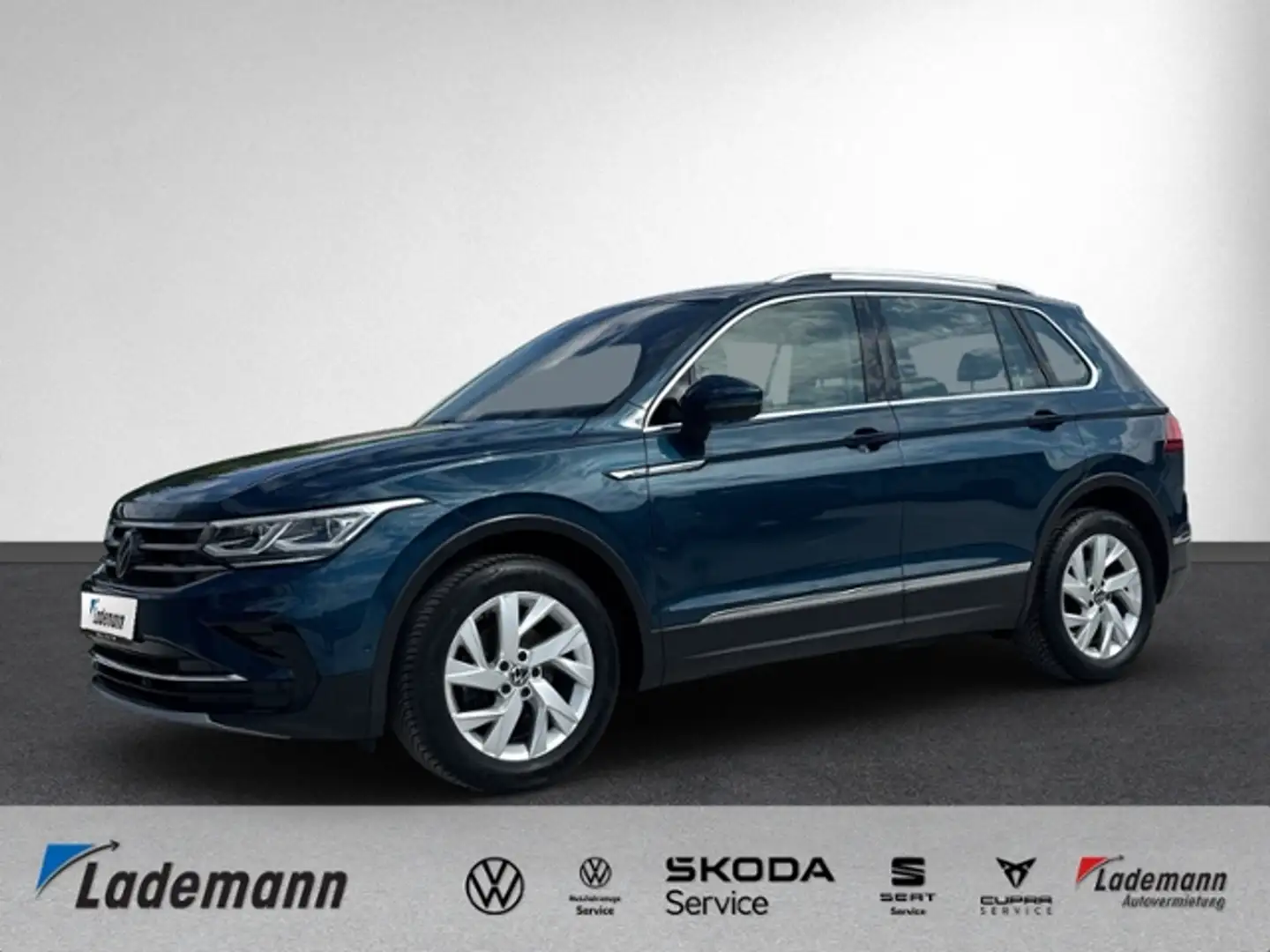 Volkswagen Tiguan 1.5 TSI DSG Elegance LED+NAVI+RFK+ACC+SHZ Blau - 1