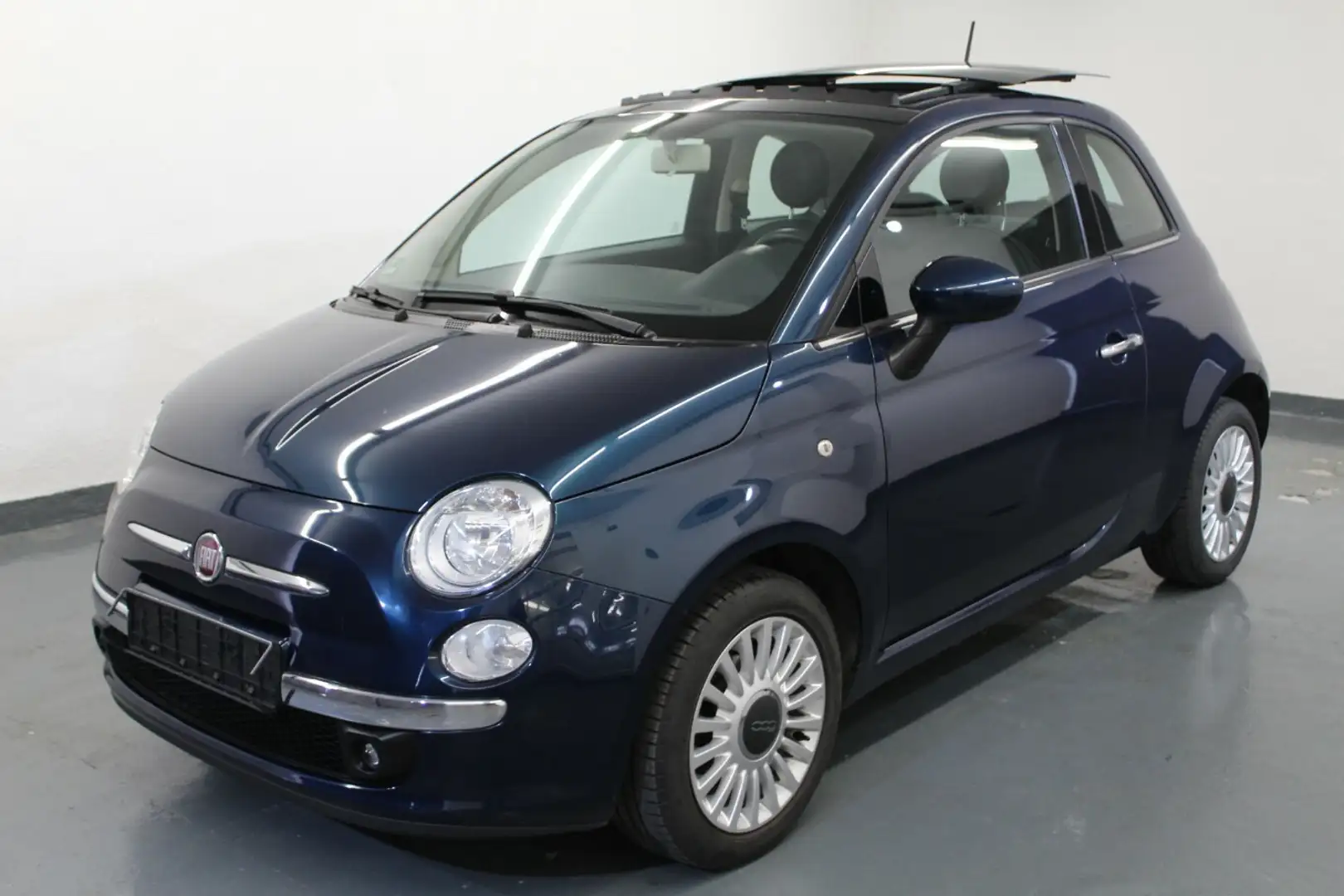 Fiat 500 1.2 Lounge Klima+SKYDOME! Bleu - 1