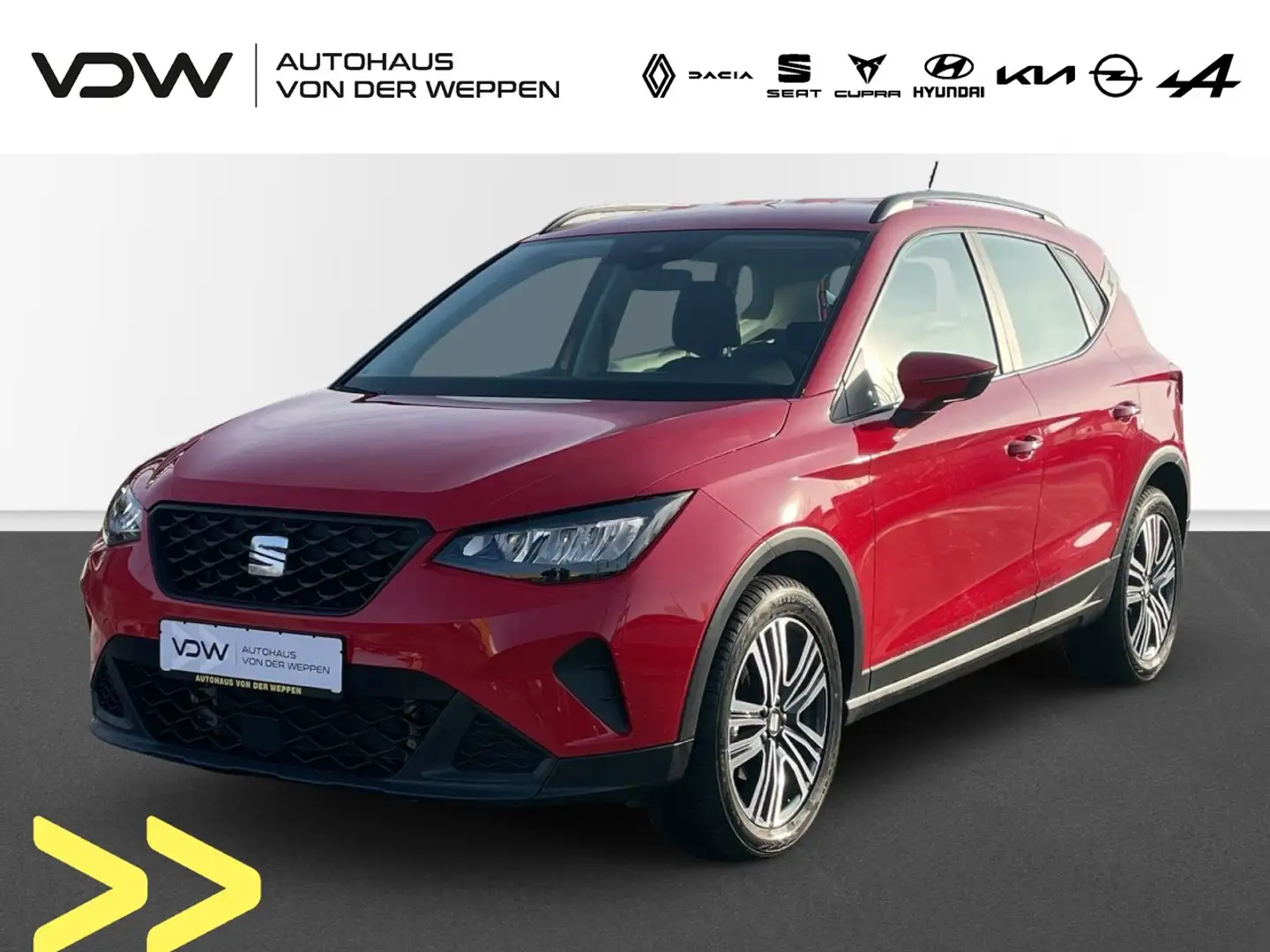 SEAT Arona Style Edition TSI DSG SHZ LED FullLink Klima Rot - 1