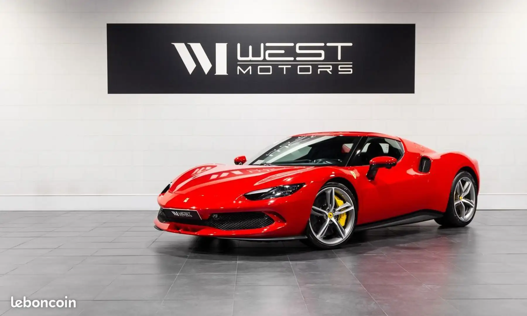 Ferrari 296 V6 2.9 830 – Française Lift Cam 360° Carbone Display TVA 1631EMOIS Rouge - 1