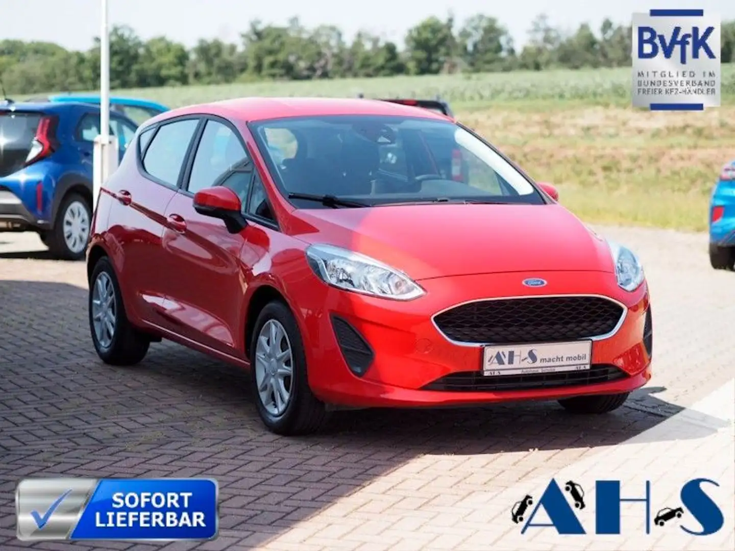 Ford Fiesta 5-Türer Klima Sitz-/Frontscheibenheizung Rot - 1