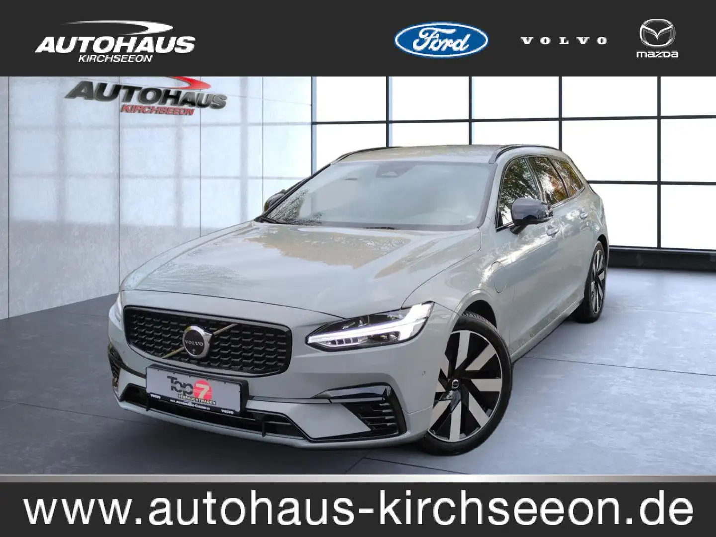 Volvo V90 T8 Recharge Plus Dark Plug-In Hybrid AWD Autom Grau - 1