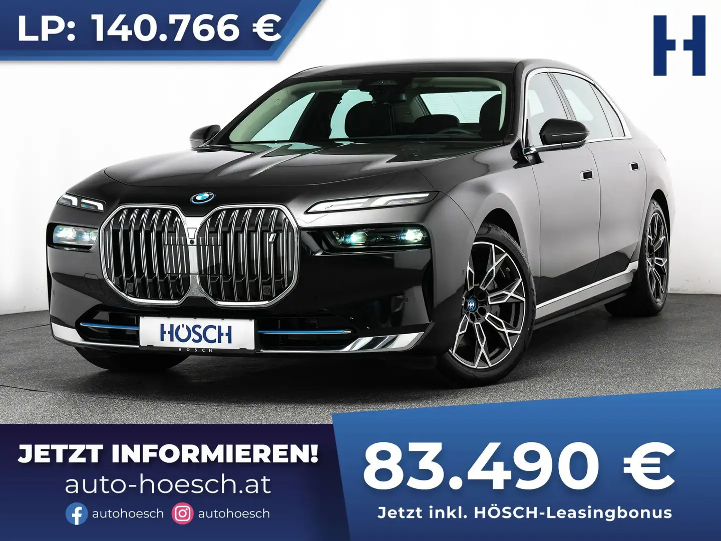 BMW i7 xDrive60 NEUWAGENZUSTAND -41% Schwarz - 1