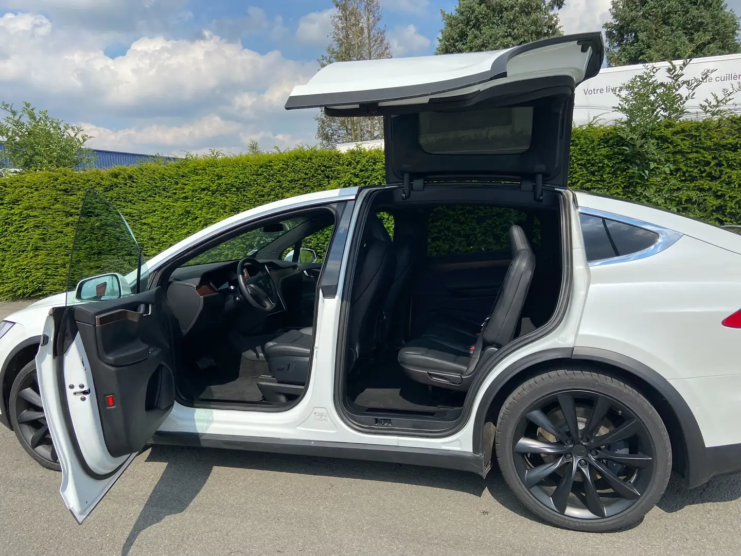 Tesla Model X Long Range AWD Fehér - 1