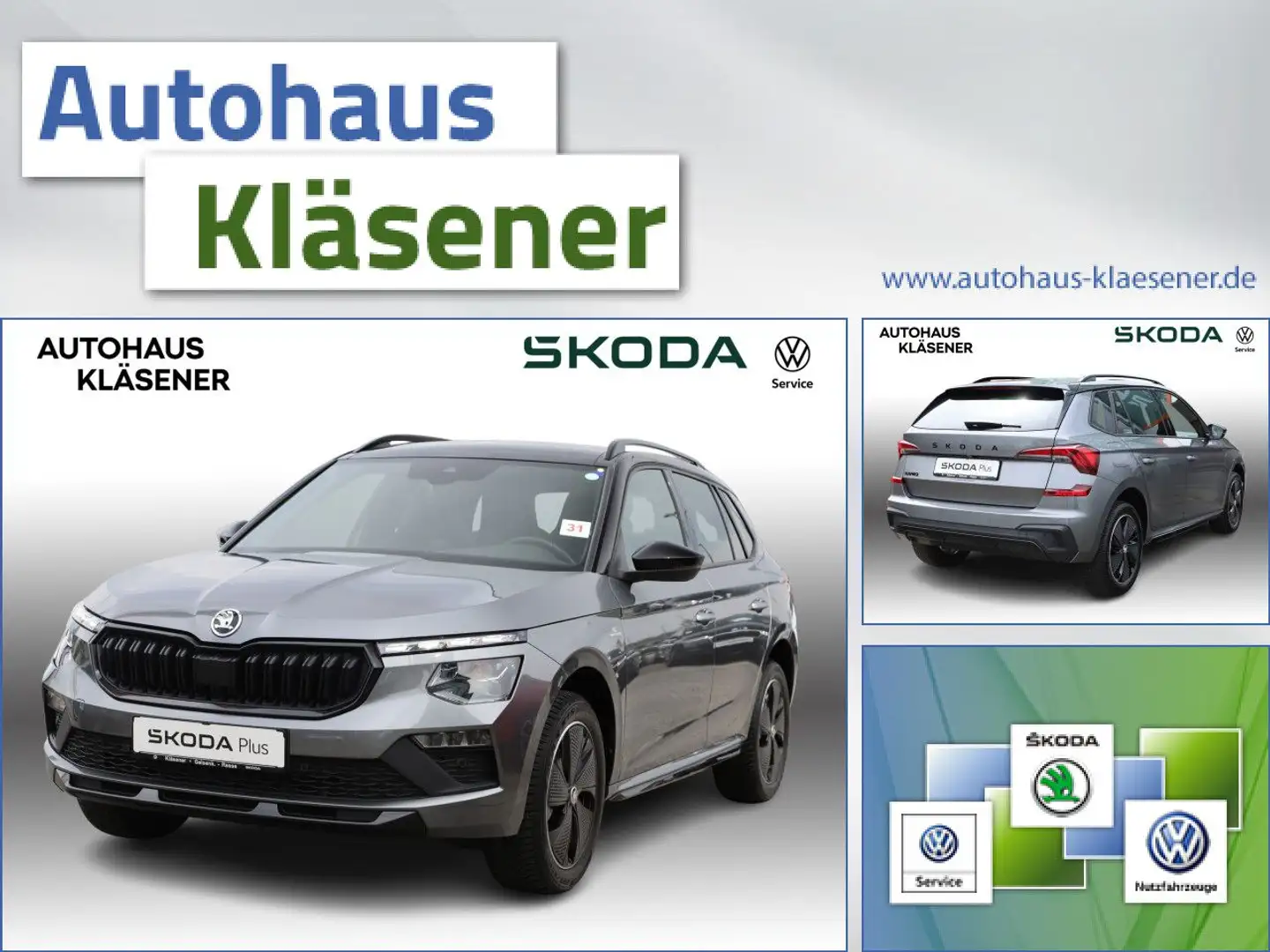 Skoda Kamiq Monte Carlo 1.0 TSI 85 KW DSG Gris - 1