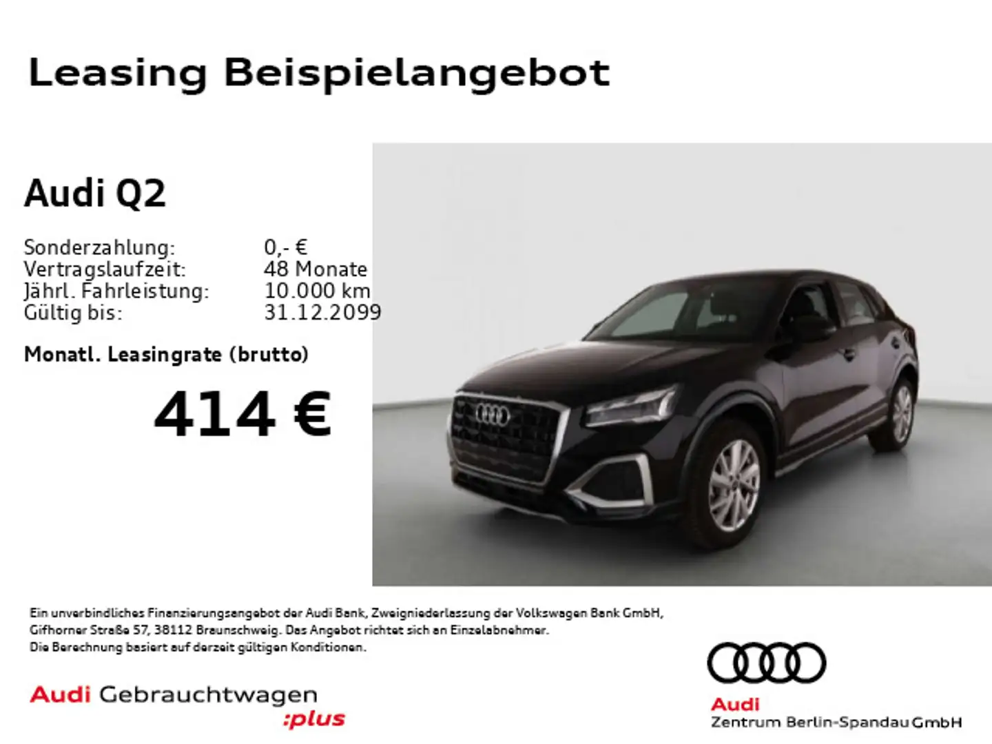 Audi Q2 35 TFSI Adv. S tronic *MATRIX*AHK*ACC*NAV+* Noir - 1