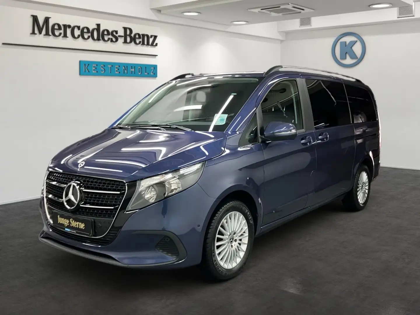 Mercedes-Benz V 220 d lang WideScreen AHK Kamera Spurhalt-Ass 9G Blau - 2