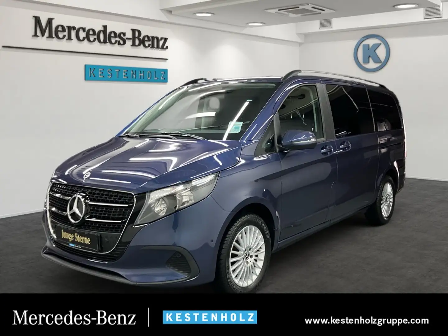 Mercedes-Benz V 220 d Lang Navigation Distronic AHK Blau - 1