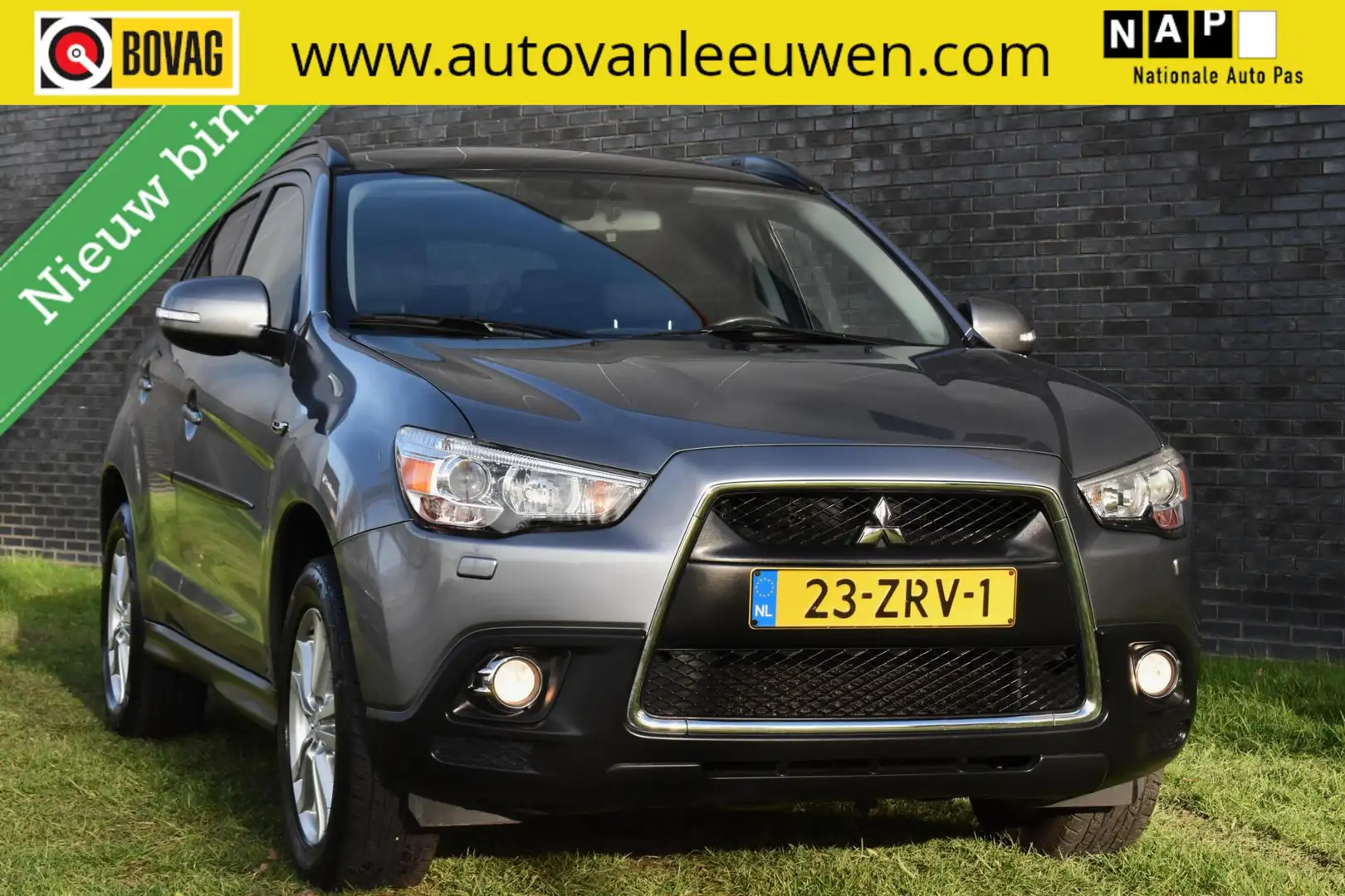 Mitsubishi ASX 1.6 Cleartec PANORAMADAK/NAVI/TREKHAAK/ETC.! Grijs - 1