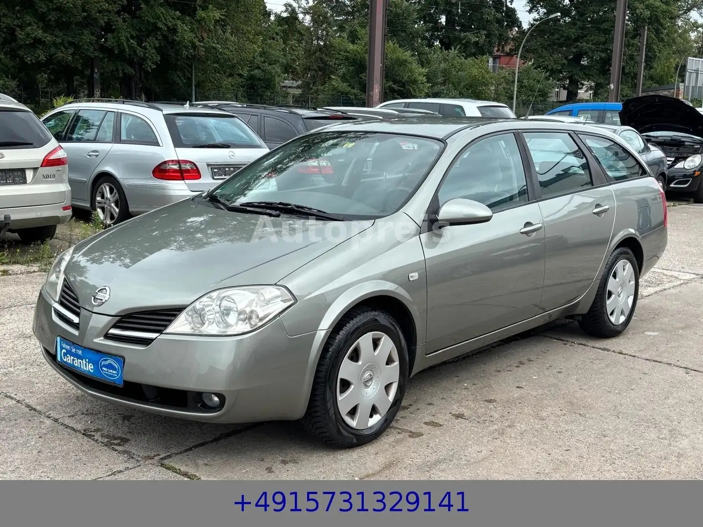 Nissan Primera 1.8 visia  Klima Navi AHK 1-Hand Gris - 1