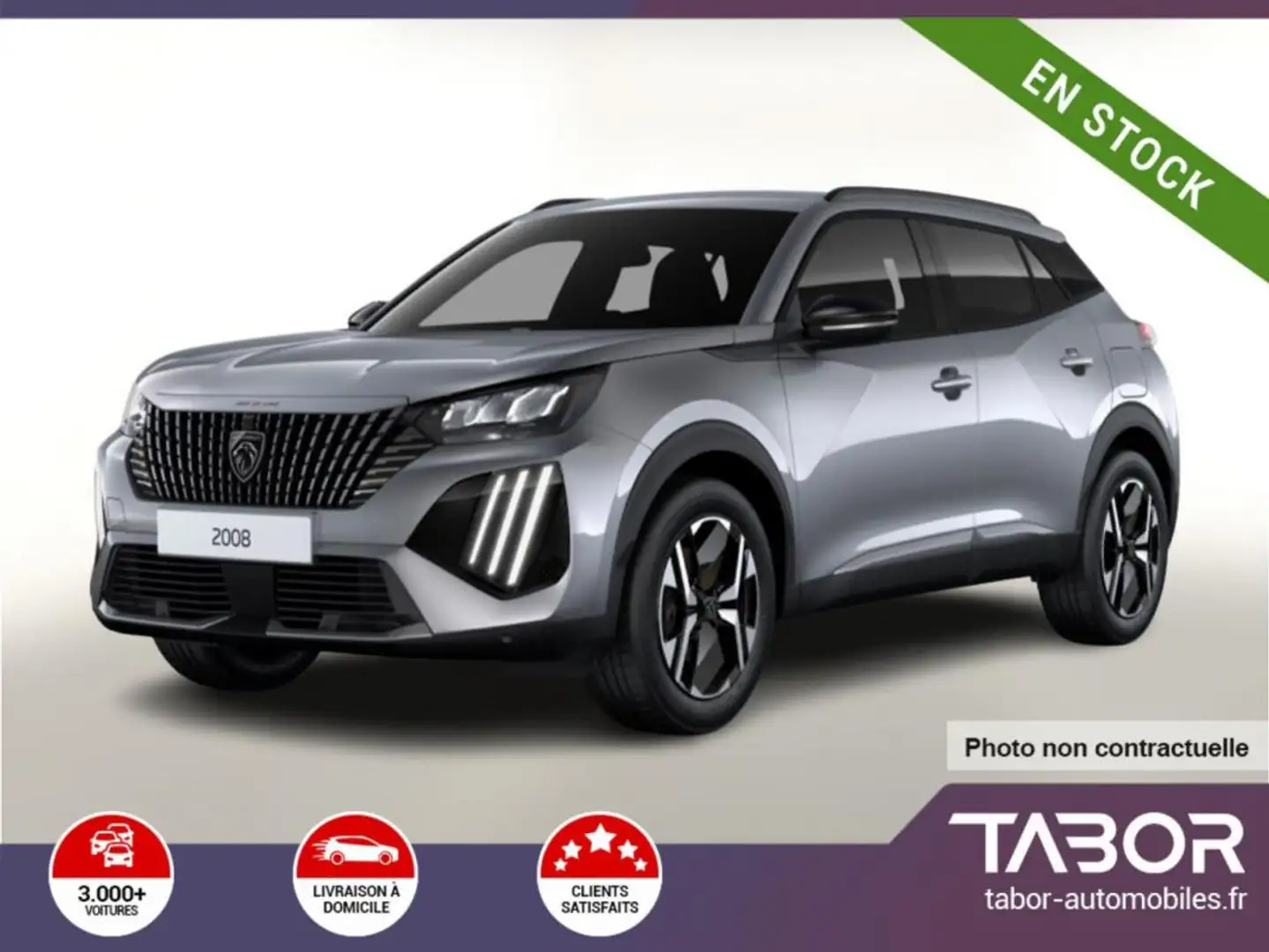 Peugeot 2008 Hybrid145 DSC6 Allure GPS ADML ACC Gris - 1