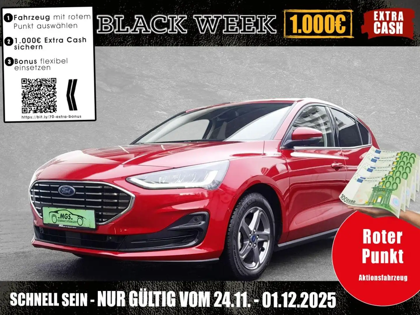 Ford Focus Titanium X 1.0 EcoBoost DAB #NAVI Rot - 1