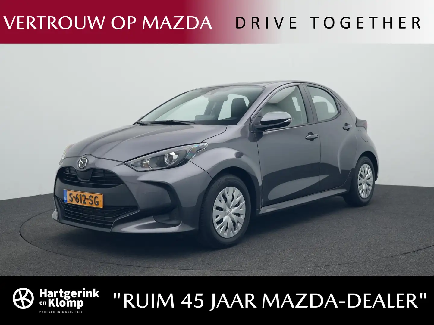 Mazda 2 Hybrid 1.5 Pure automaat : dealer onderhouden Gris - 1