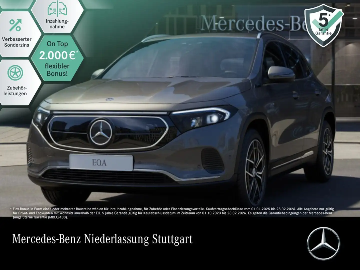 Mercedes-Benz EQA 250 ELECTRICART+ADVANCED+AHK+KAMERA Grau - 1