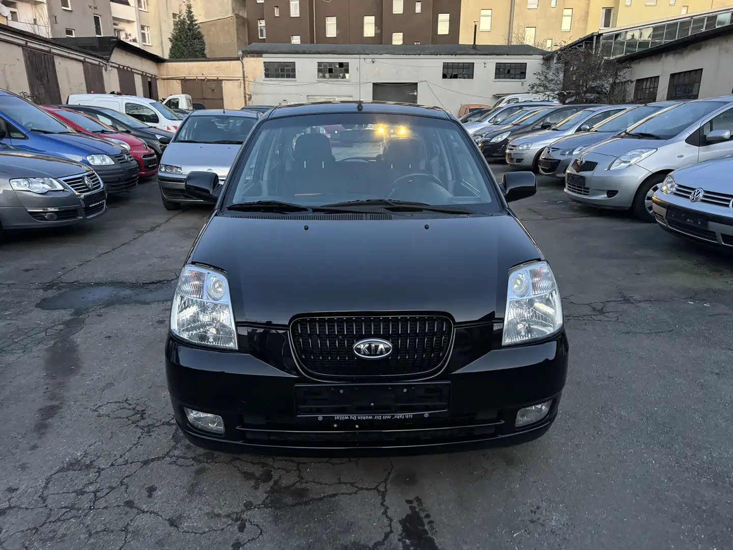 Kia Picanto 1.1 EX*Klima*Tüv 01/2027*Alufelgen*Sitzheizung* Schwarz - 2