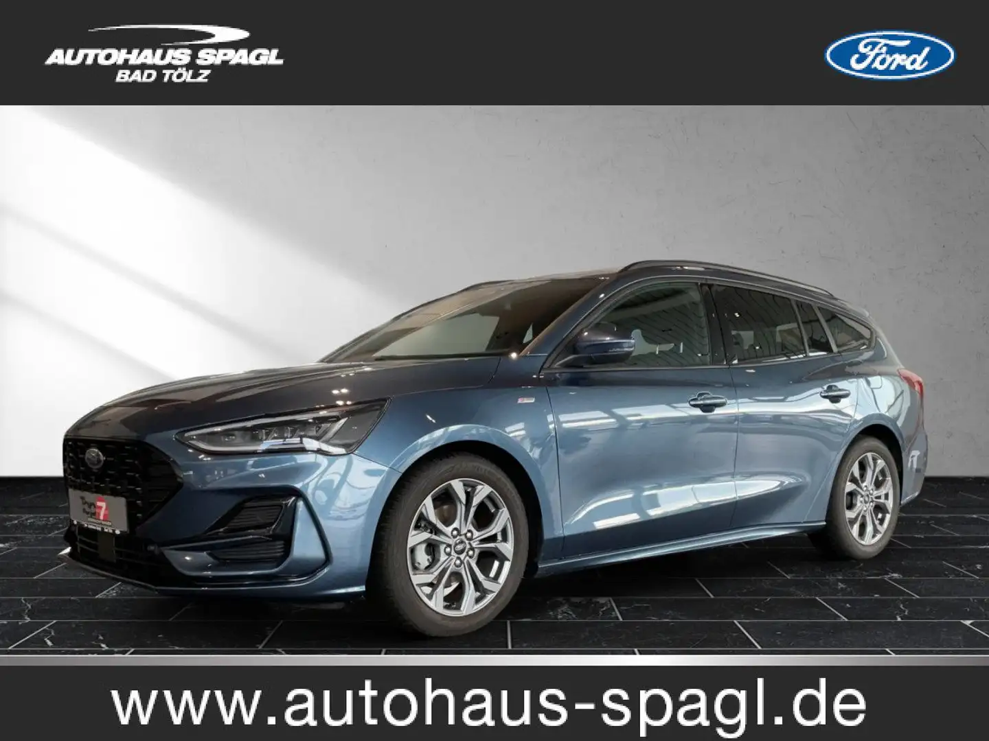 Ford Focus ST-Line Bluetooth Navi LED Klima el. Fenster Blau - 1
