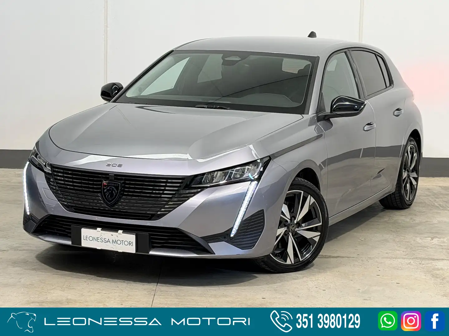 Peugeot 308 1.5 bluehdi Allure Pack EAT8 *PREZZO REALE* Grigio - 1