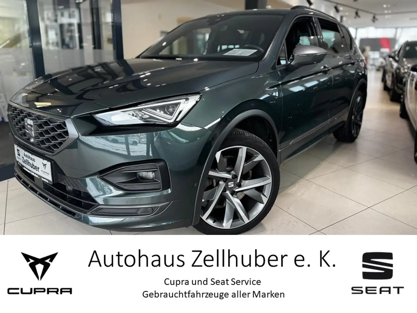 SEAT Tarraco 2.0 TSI 4D DSG FR *AHK*Pano*Leder* Grün - 1